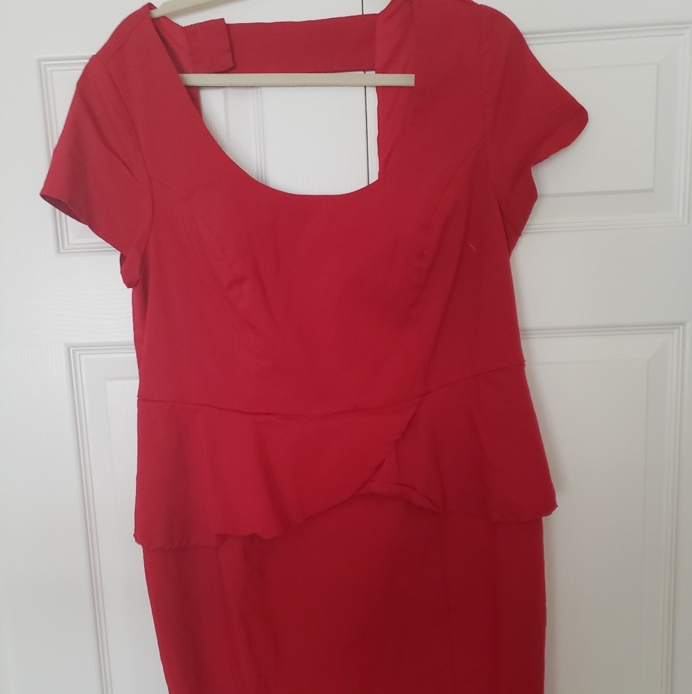 Red dress